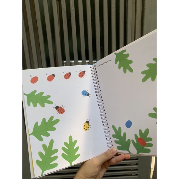 Set Tô Màu Vân Tay Kèm Mực Chính Hãng