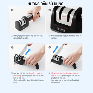 [SALE]-Dụng cụ mài dao 3 rãnh cầm tay nhanh bén siêu tiện lợi