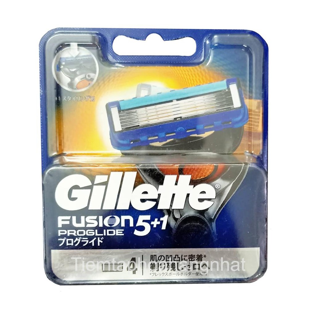 Lưỡi Dao Cạo Râu Gillette Fusion 5+1 (hộp 4/8 Chiếc) các loại