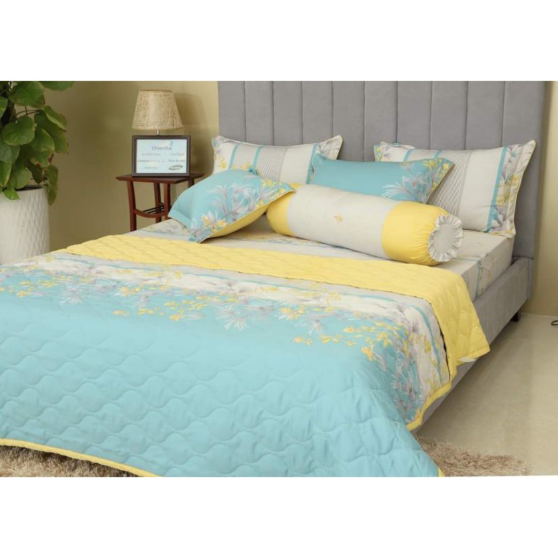 Bộ ga gối Tencel Hometex, bộ drap gối cao cấp (160x200,180x200)