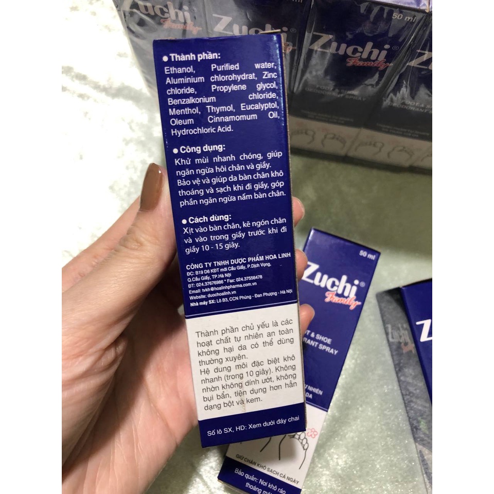 Xịt giày zuchi 50ml