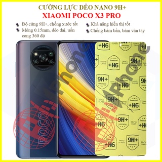Dán cường lực dẻo nano Xiaomi Poco X3 Pro