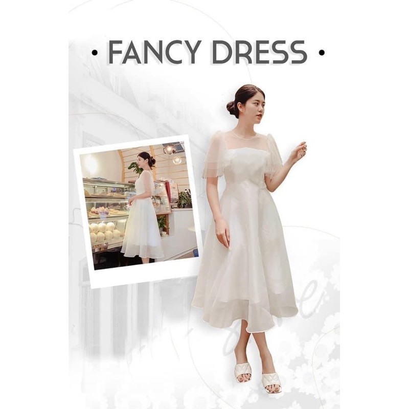 [Mã WASTMAY giảm 15% tối đa 30K đơn 150K] Đầm dự tiệc công chúa tay lưới tầng xinh xắn | BigBuy360 - bigbuy360.vn