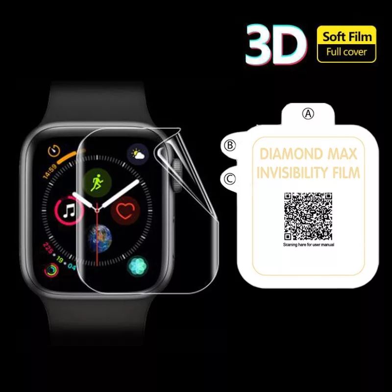 Miếng dán 3D Hydrogel Mềm Mại Bảo Vệ màn hình dành Cho Apple watch serie 7 41mm/45mm