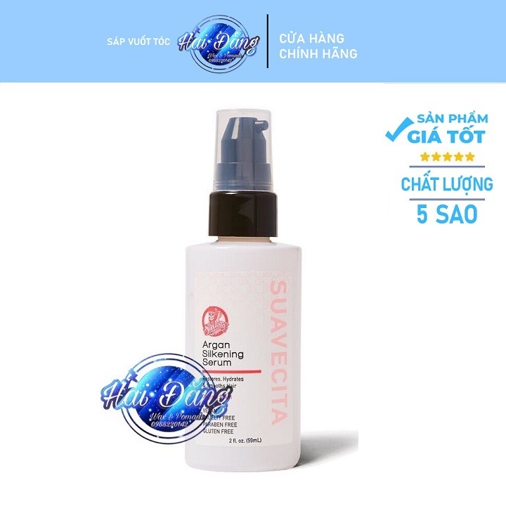 [ Chính Hãng USA ] Dầu dưỡng tóc Argan Silkening Serum Suavecito