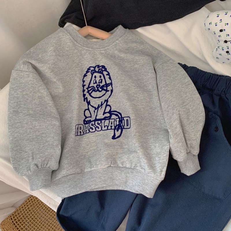 Áo tay dài họa tiết hoạt hình thoải mái cho bé gái 1-6 tuổi