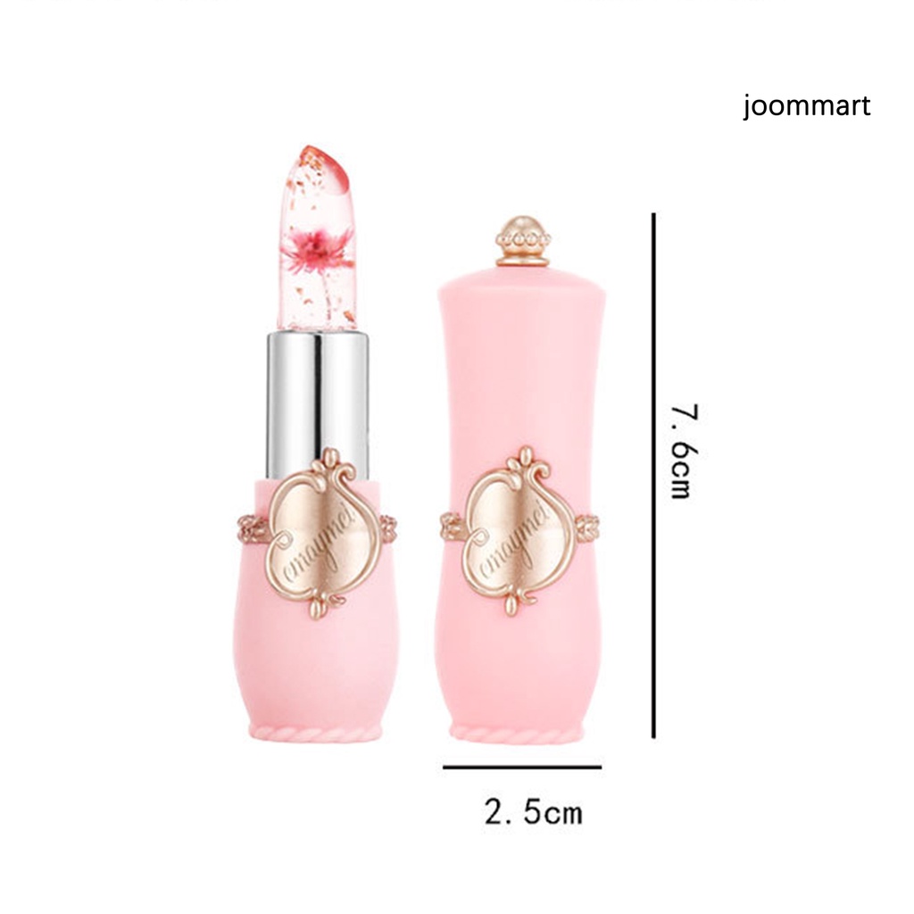 【JM】3.8g Lip Glaze Hydrating Color Change Transparent Flower Moisturized Lip Balm for Girl