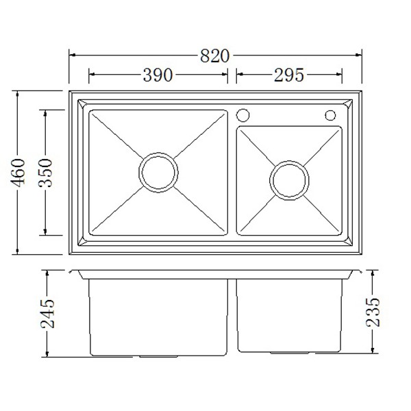 Chậu rửa chén Inox SUS 304 Eurolife C1