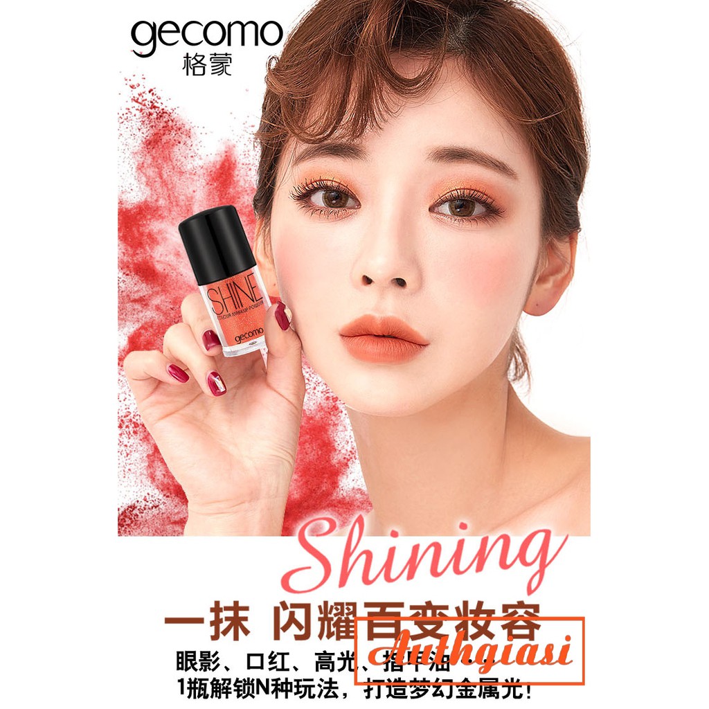 Nhũ mắt ướt bền màu siêu xinh bắt sáng mịn đẹp sang chảnh Gecomo Shine | BigBuy360 - bigbuy360.vn