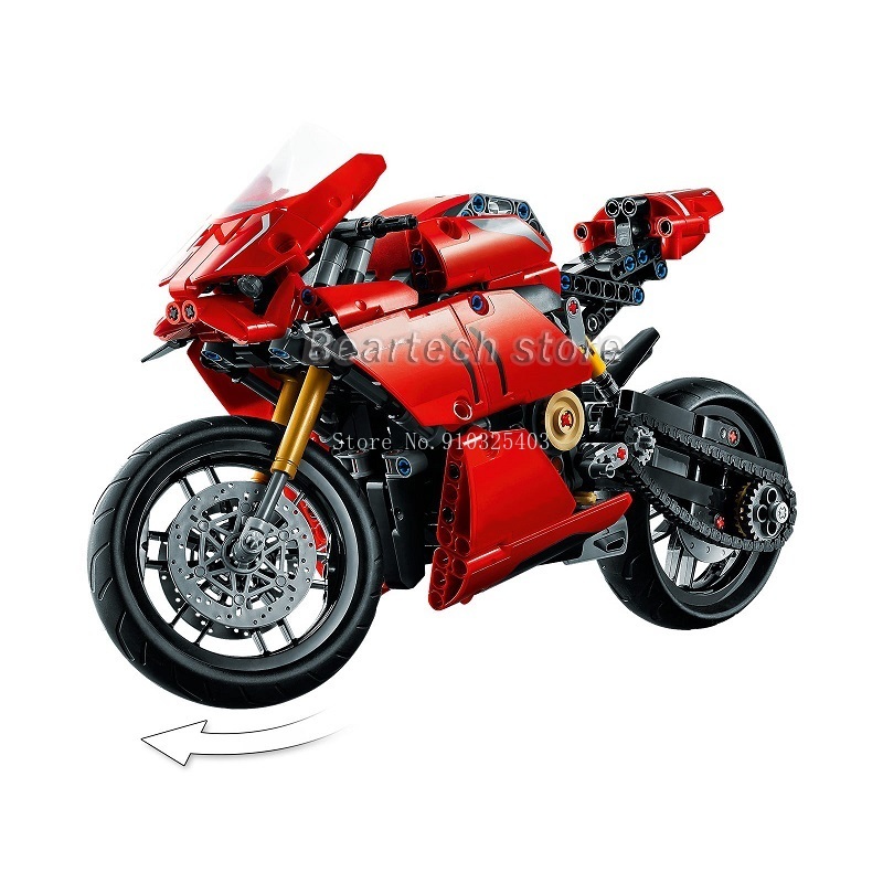 Đồ chơi lắp ráp xây dựng mô hình xe máy LEGO 42107 Technic Ducatis Panigale V4 R