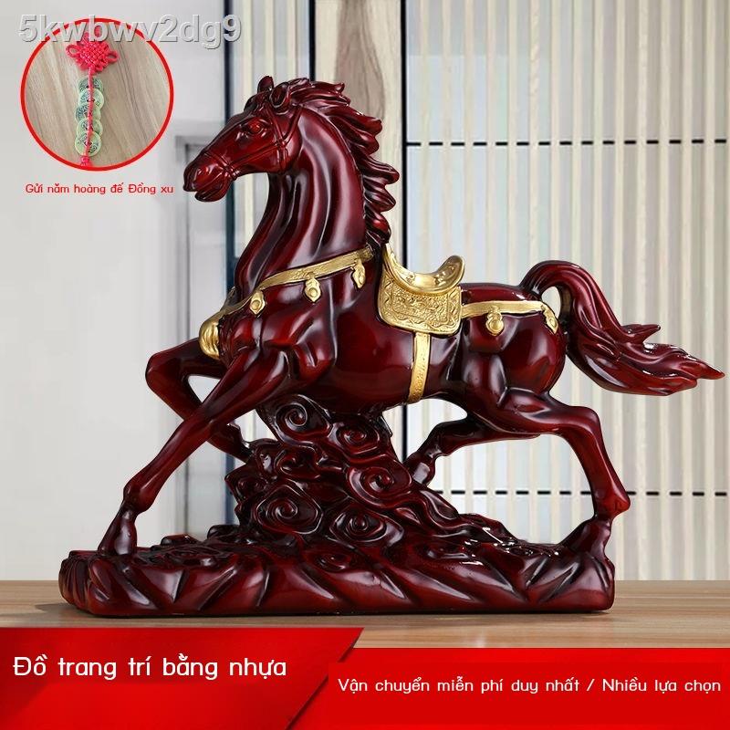 Đồ trang trí ngựa thủ công phòng khách tủ rượu để bàn nhà văn quà tặng khai trương máy bán hàng trực tiếp