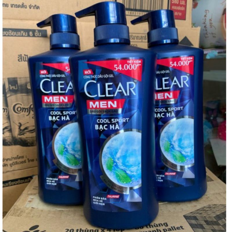 Dầu gội clear men 650ml