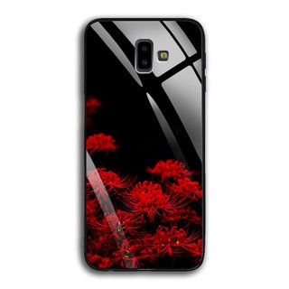[FREESHIP ĐƠN 50K] Ốp Lưng Samsung Galaxy J6 Plus - mặt Kính Cường Lực - 03015 0598 HOABINGAN09
