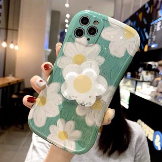 [Order Case] Ốp IPhone Hoa Cúc (Kèm pop nhũ nước)