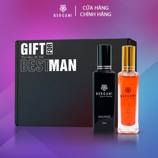 Combo Nước hoa CHÍNH HÃNG Nam Bergami 35ml & Nước hoa Nữ CAO CẤP Bergami 35ml