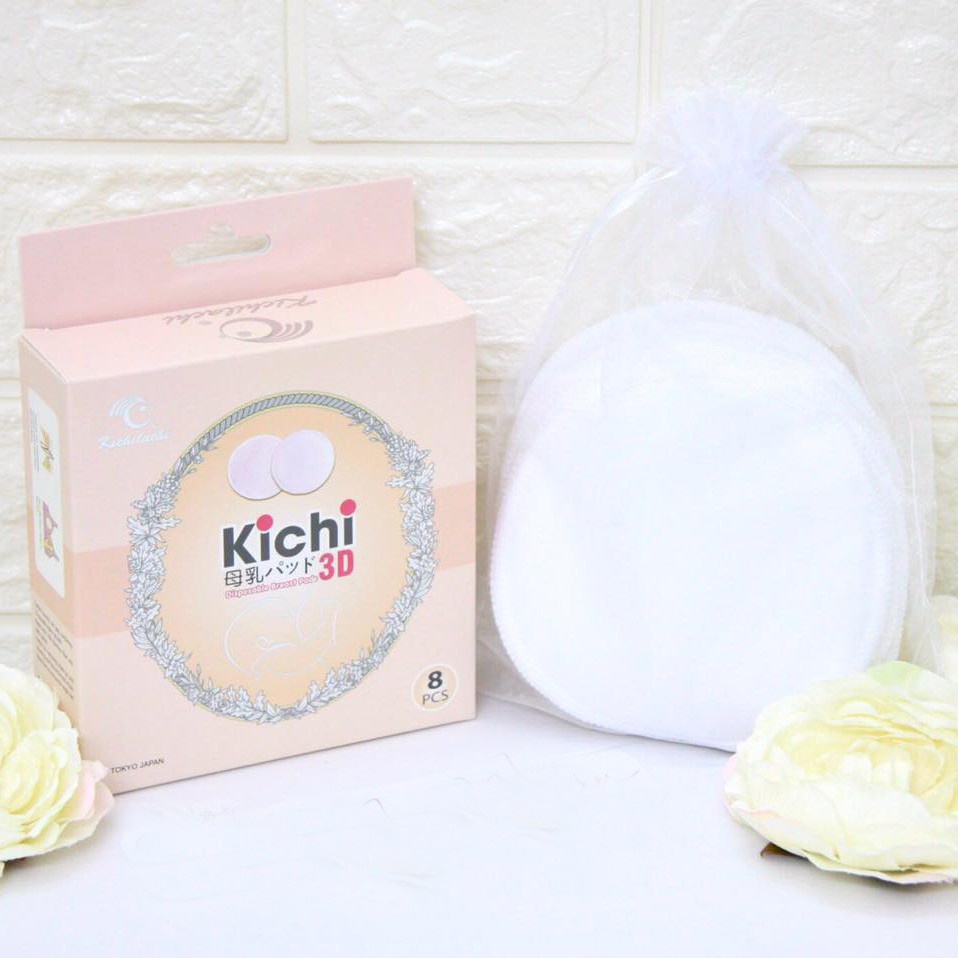 Miếng lót thấm sữa Kichi Siêu thấm Siêu mềm mại, Thấm nhanh