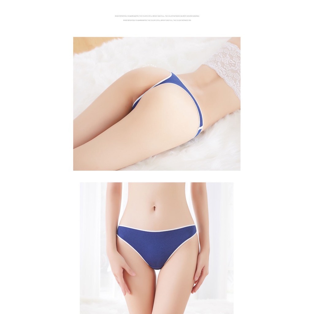 Quần Lót Lọt Khe Thong Cotton Vanvene Bo Viền Kiểu Dáng Mới Sexy Gợi Cảm Chống Hằn Viền Size M, L Q440 | BigBuy360 - bigbuy360.vn