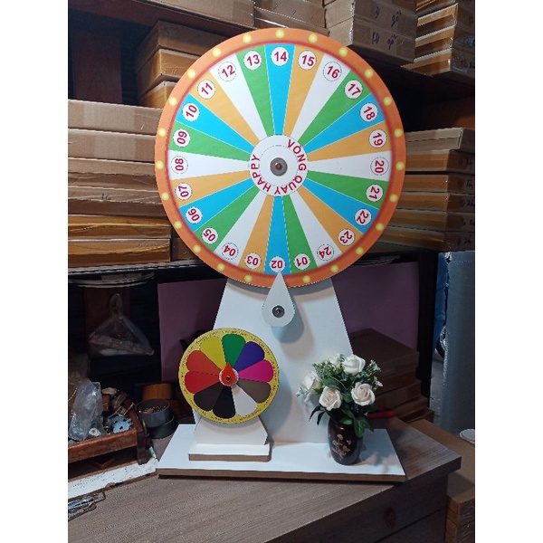 VÒNG QUAY KỲ DIỆU 24 ô - SIZE 60cm cao 100cm