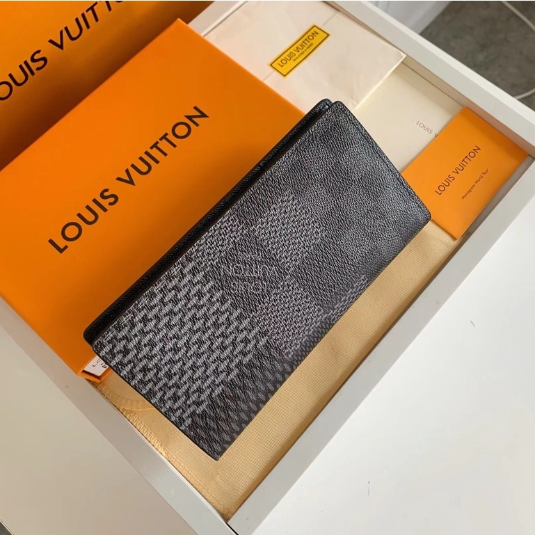 Sẵn sàng giao hàng 100% nguyên bản Ví dài nam Louis Vuitton LV mới có hộp N60440