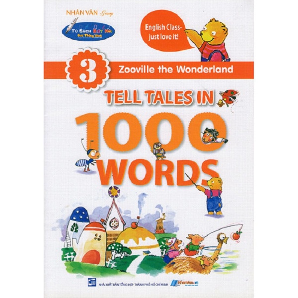 Sách - Zooville The Wonderland - Tell Tales In 1000 Words - Tập 3 - Kèm File Âm Thanh - Nhân Văn - 8935072878955