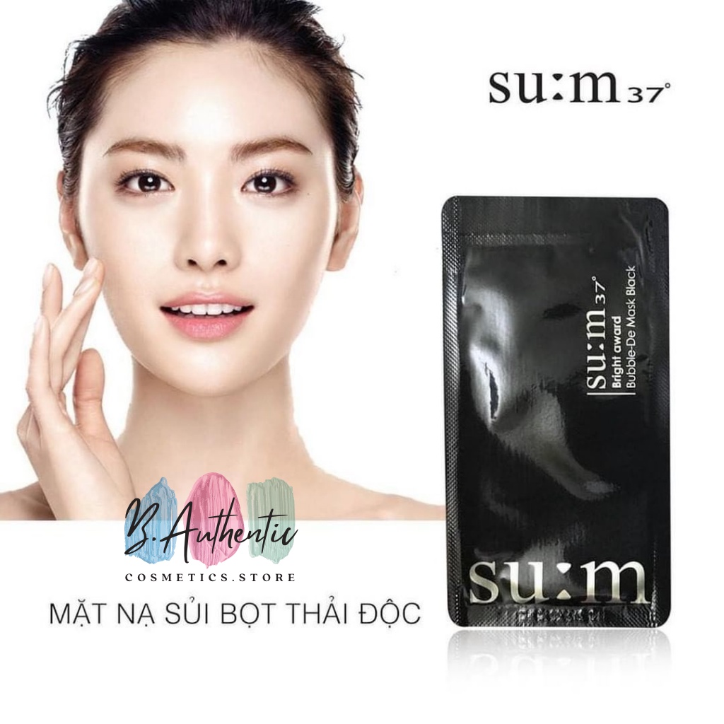 💕Mặt nạ sủi bọt  SUM: 37 💕 Bubble-De Mask Đen trắng