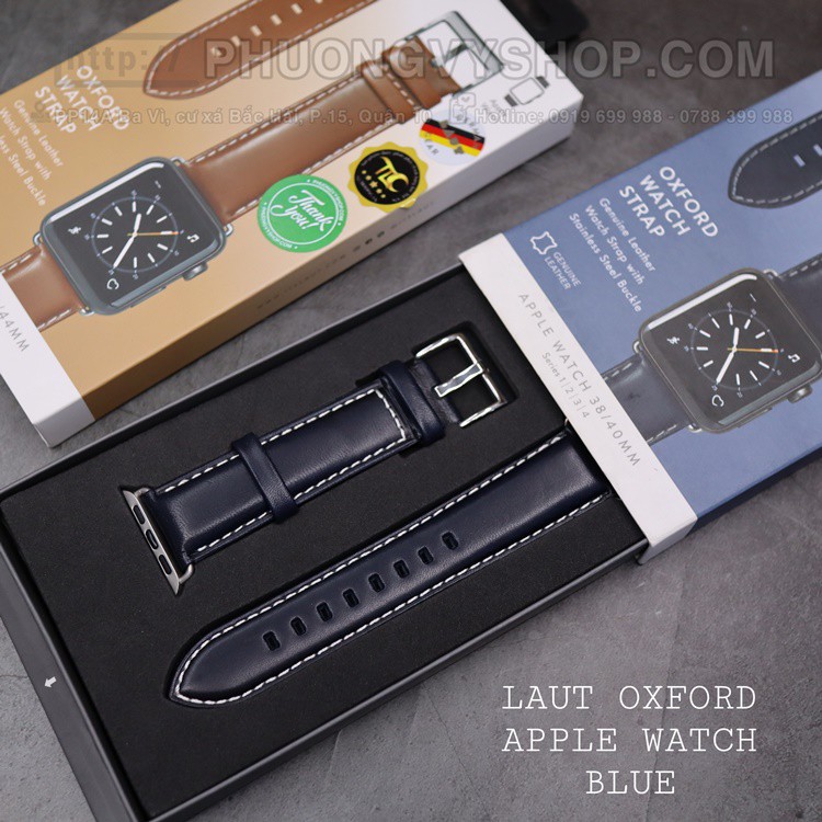 Dây da LAUT OXFORD chính hãng cho Apple Watch