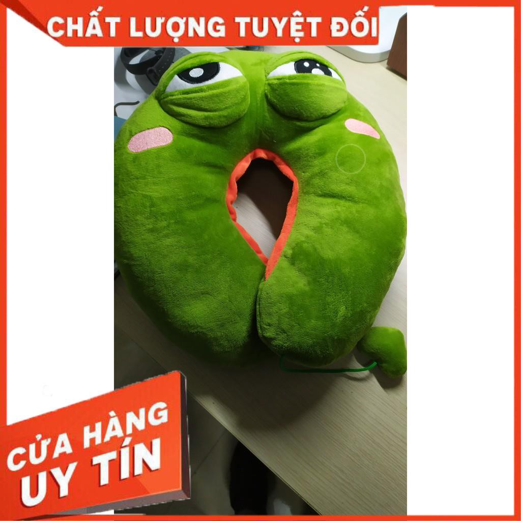 Gối ngủ ếch xanh pepe cực chất