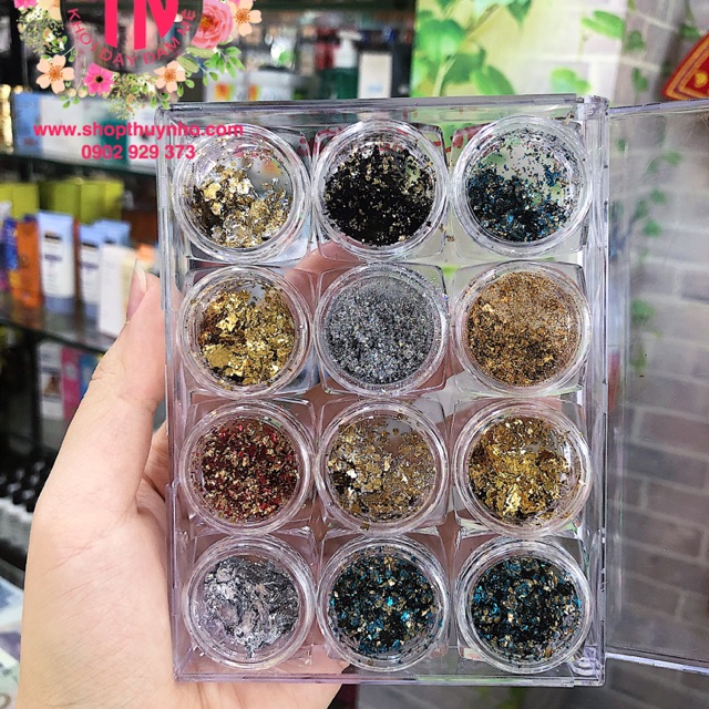 Trang trí móng / Kim tuyến dặm ( set )