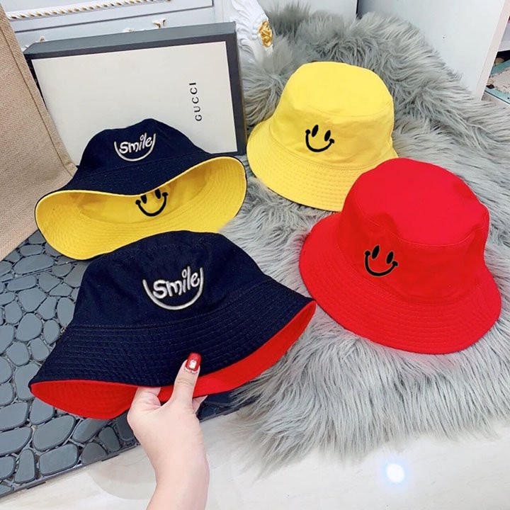 💥 ĐỘI LÀ THÍCH 💥  Nón bucket, Mũ tai bèo tròn vành phong cách Ulzzang Unisex 2 Mặt in hình mặt cười