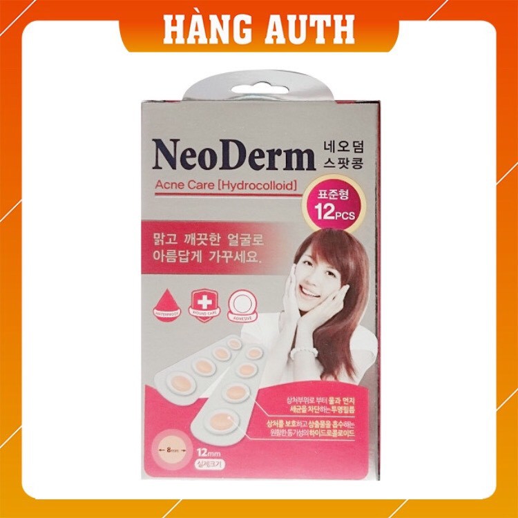 Miếng dán hút mụn/lành vết thương NeoDerm Ultra Thin Sport 16 miếng