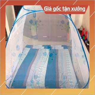 Mùng chụp tự bung đỉnh rộng 1.6m/1.8m x 2m (INBOX CHỌN MÀU)