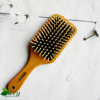 Lược Bàn Gỗ Răng Tre Gỡ Rối