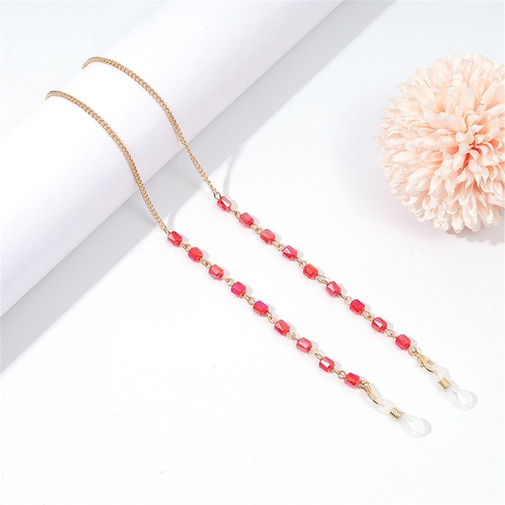 MOILYVN Dây Đeo Kính Chống Trượt Bằng Kim Loại Thời Trang