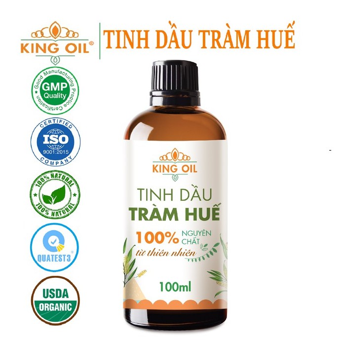 Tinh dầu Tràm Huế (Tràm Gió) KingOil nguyên chất từ thiên nhiên, xông thơm phòng, đuổi muỗi, chăm sóc sức khỏe mẹ và bé