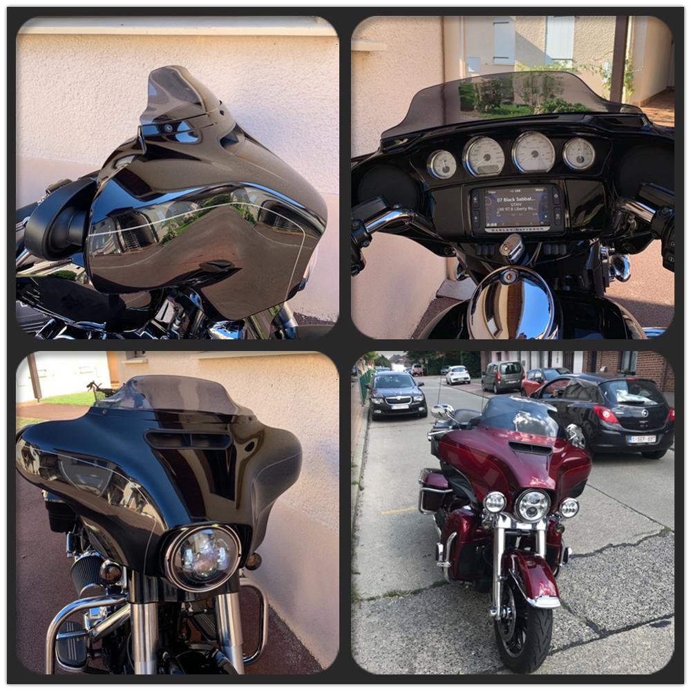 Kính Chắn Gió 4.5 "7" 10.5 "Cho Xe Harley Touring FLHT FLHX 2014-up 2015 2016 2017 2018