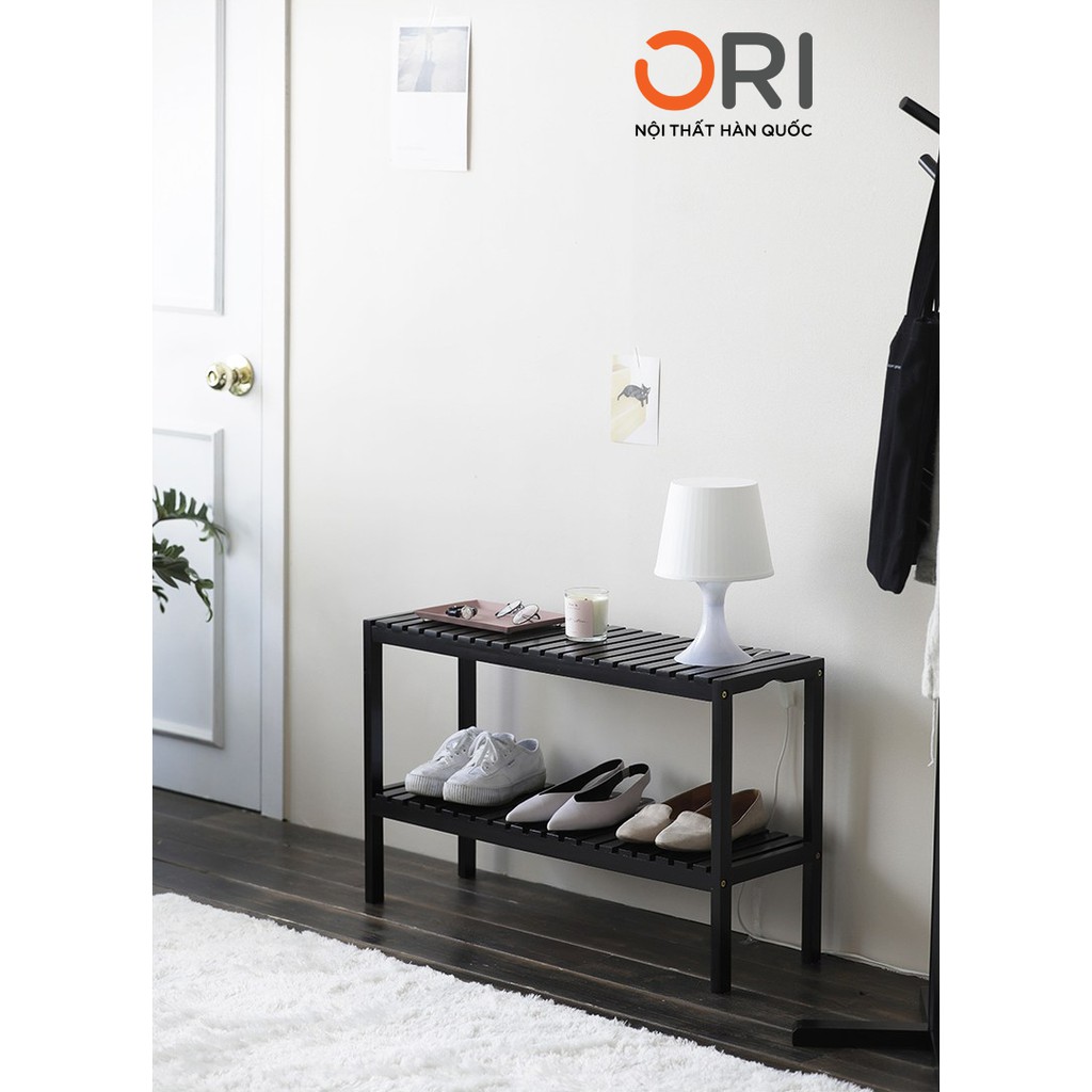 [HÀNG CHẤT LƯỢNG] Kệ Giày Dép Hàn Quốc Bằng Gỗ 2 Tầng Nhiều Màu Size 80 - BENCH 2F- ORI NỘI THẤT HÀN QUỐC