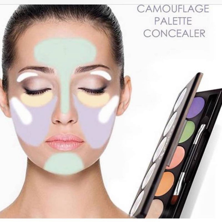 Kem che khuyết điểm dạng bảng màu Flormar Camouflage Palette Concealer 7.5g