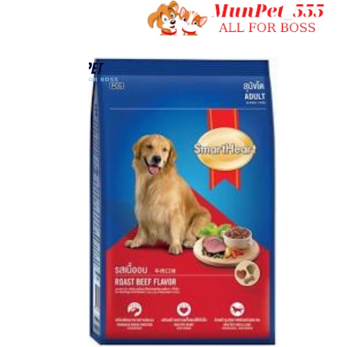 Thức ăn chó con Smartheart 400g vị bò và sữa nhập khẩu thái lan