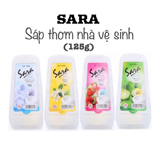 Sáp Thơm Nhà Vệ Sinh SARA 125g Đầy Đủ Hương Thơm - Làm Thơm Nhanh, Khử Mùi Hiệu Quả.