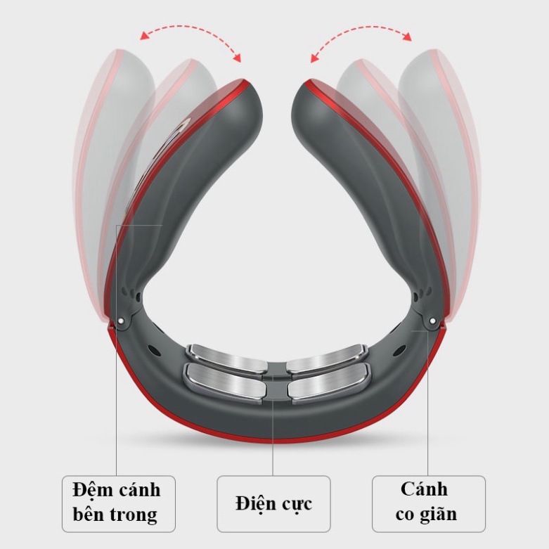 Máy mát xa cổ vai gáy trị liệu cao cấp - Máy matxa cổ