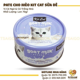 Pate Kitcat Goat Milk Cho Mèo
