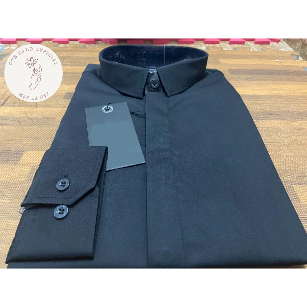 Áo Sơ Mi Trắng Nam Dấu Cúc  💕1𝖍𝖆𝖓𝖉💕 Sơ Mi Nam Nẹp Ẩn Không Nhăn, Không Xù, Không Bay Màu - Mặc Là Đẹp - Mã SMDC | BigBuy360 - bigbuy360.vn