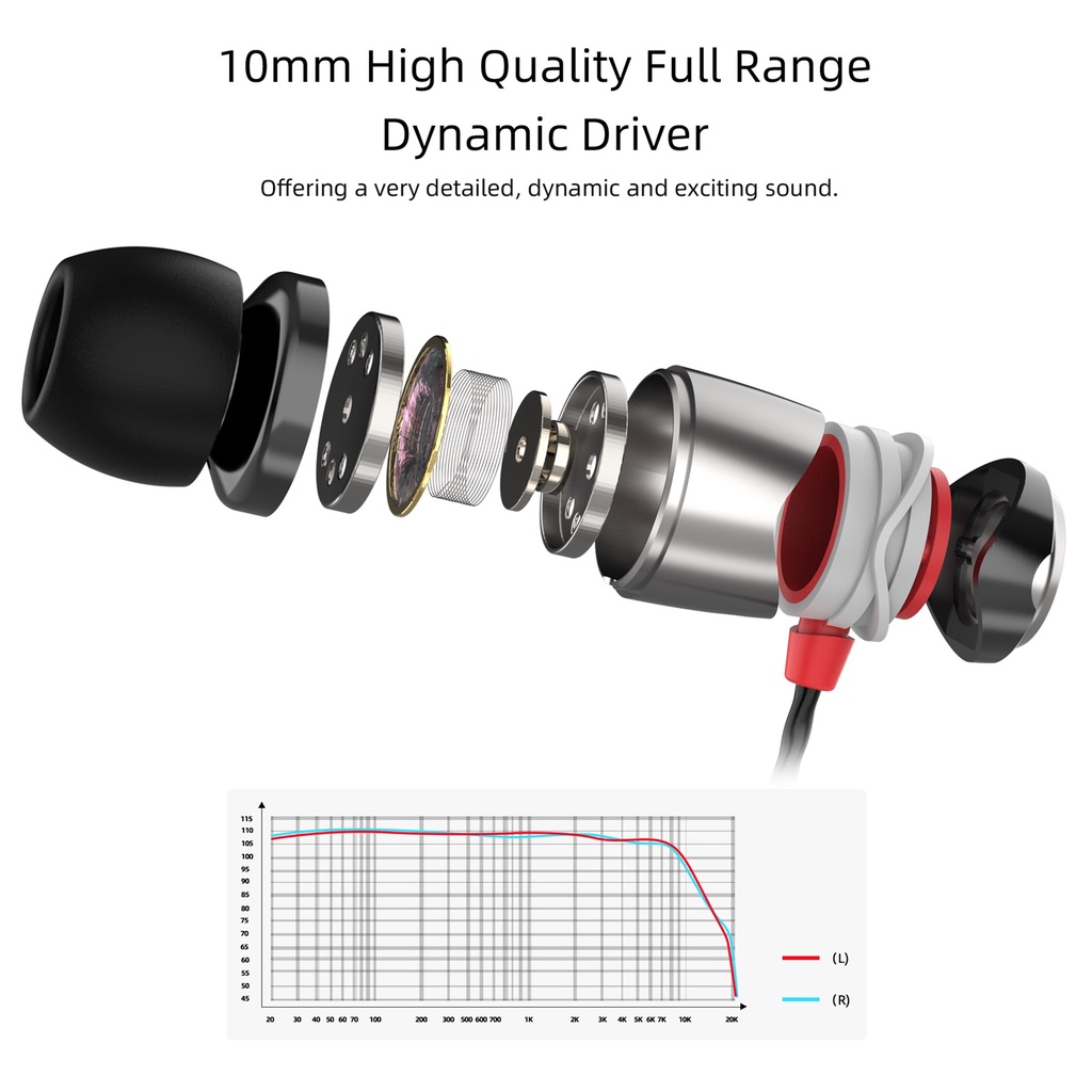 Tai nghe nhét tai soundmagic e10 chống ồn âm thanh sống động