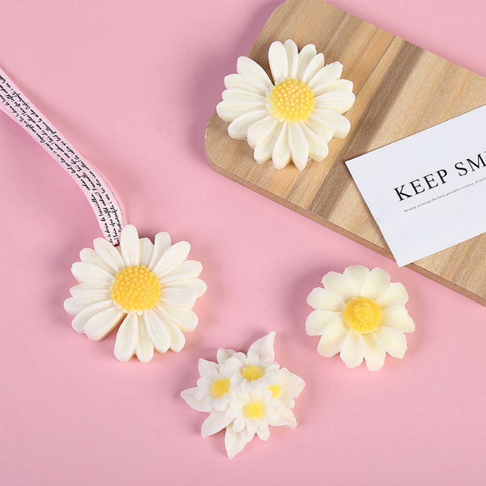 CONOPERY Khuôn silicone làm bánh tạo hình hoa cúc sáng tạo DIY