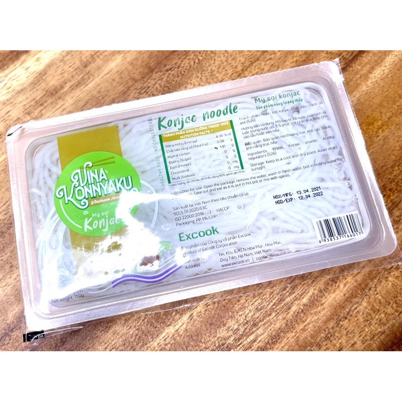 Bún nưa Konjac dạng sợi