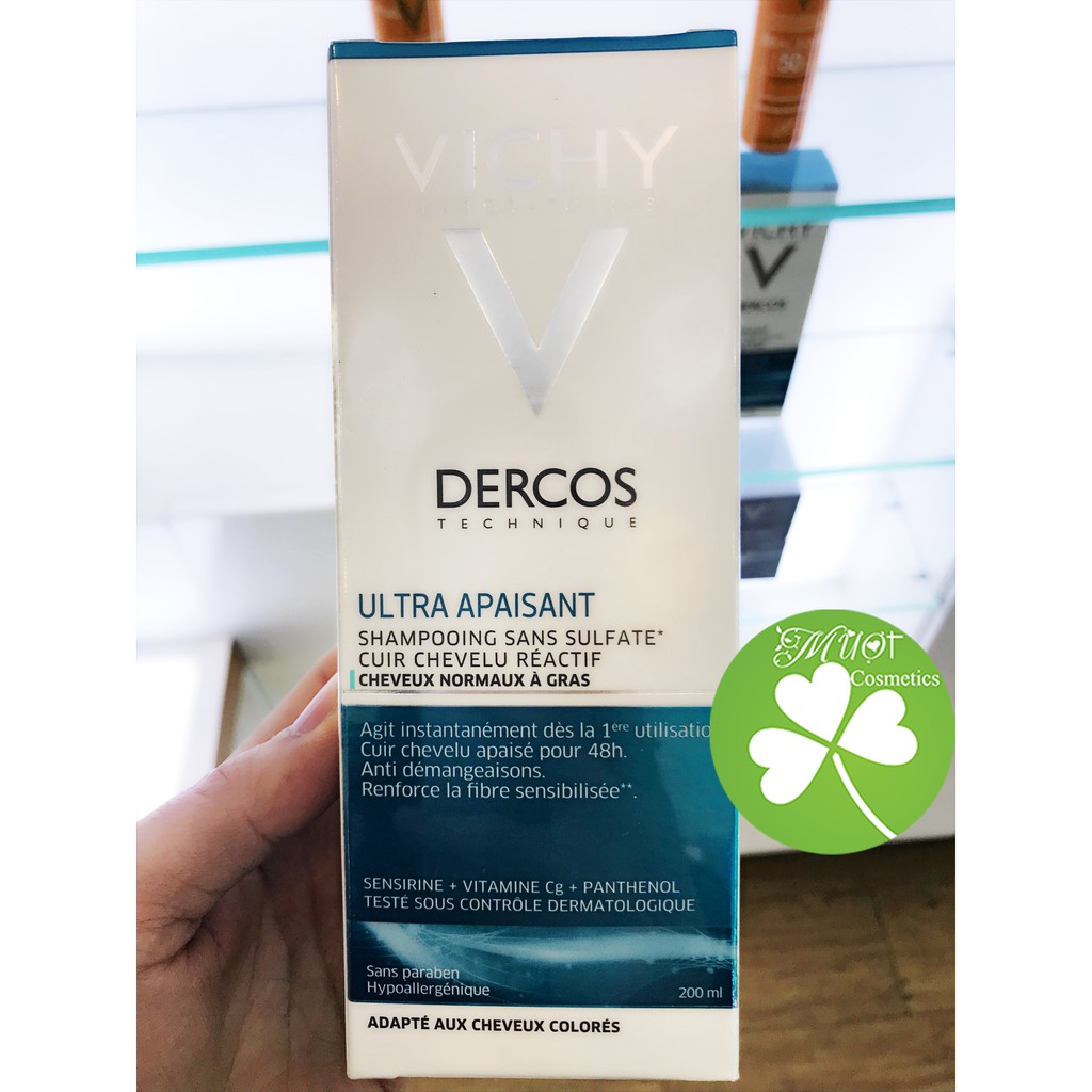 Dầu gội trị cho da đầu ngứa, mẩn đỏ, nhạy cảm Vichy 200ml
