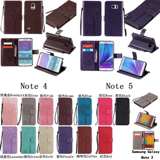 Bao da điện thoại in hình sáng tạo cho Samsung Note 3 / Note 4 / Note 5