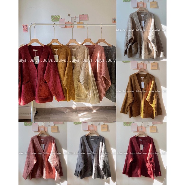 Áo cardigan len thừng 2 túi (ảnh thật shop chụp kèm video) | BigBuy360 - bigbuy360.vn
