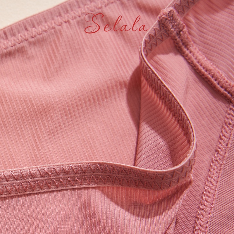 Quần Lót Su Selala Phối Ren Cạp Vừa Thông Thoáng Co Giãn 4 Chiều QS23