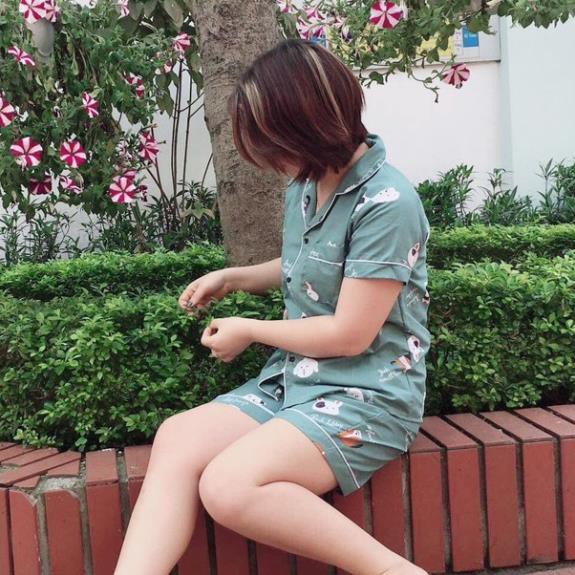 Bộ PIZAMA tay cộc quần đùi hàng Loại 1 | BigBuy360 - bigbuy360.vn